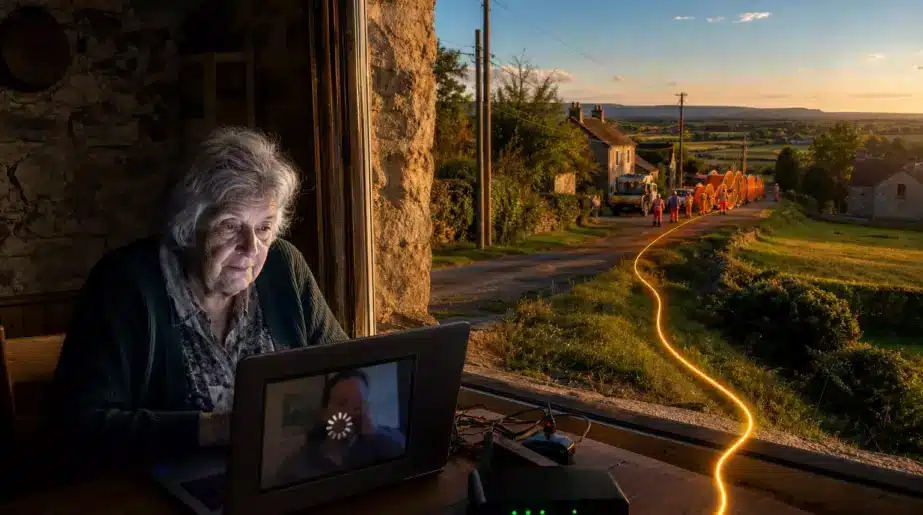 Fibre optique : pourquoi les derniers villages attendent encore