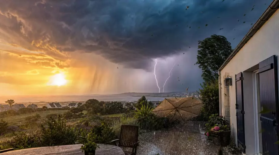 Fin de la chaleur dès dimanche soir : fortes pluies, rafales et grêle attendues dans ces régions de l’Ouest