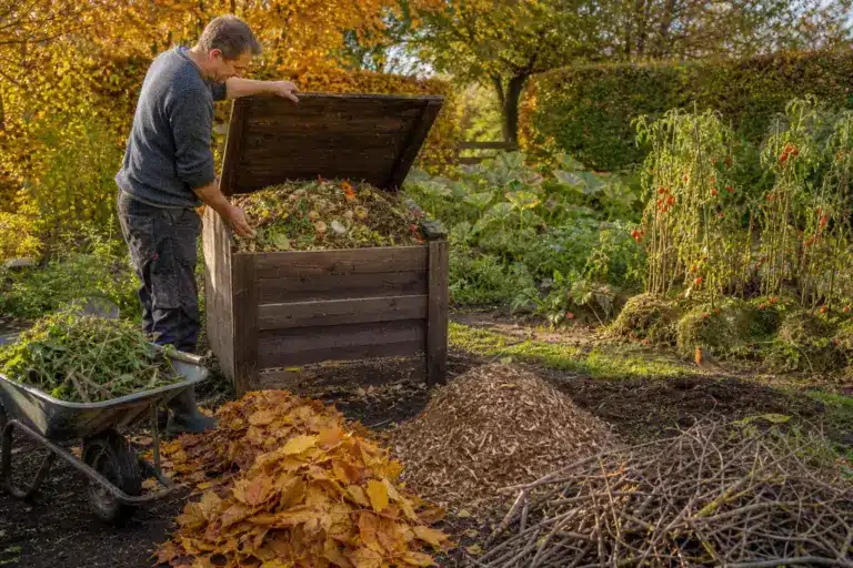 Fin septembre, ce jardinier transforme ses déchets verts en ressource pour le jardin : « Je ne jette presque plus rien »