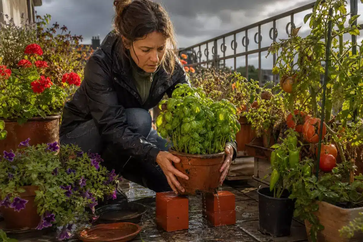 Fin septembre, cette jardinière sauve ses plantations après plusieurs semaines de pluie : « Je croyais que tout était perdu »