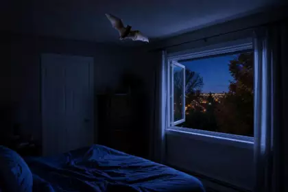 Fin septembre, coupez l’éclairage et isolez la pièce : cette méthode laisse l’animal nocturne retrouver l’air libre