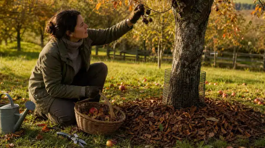 Fin septembre, elle prépare ses arbres fruitiers avant l’arrivée du froid : « Je ne savais pas qu’il fallait intervenir maintenant »