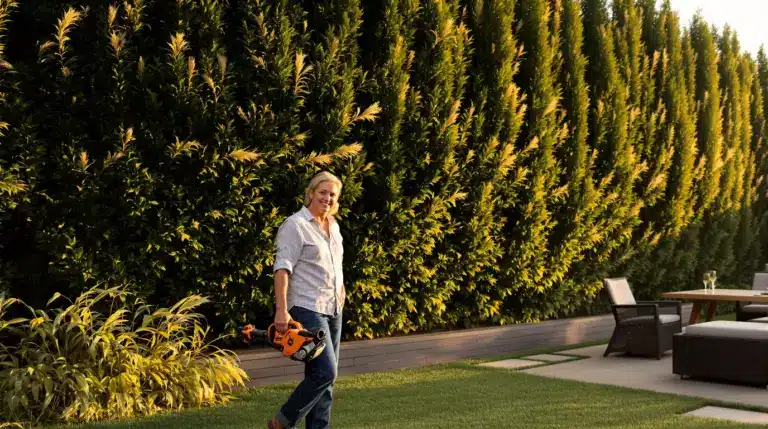 Fini la haie qu’on taille tout l’été : en 2026, les jardins chics la remplacent par cette plante de 3 m