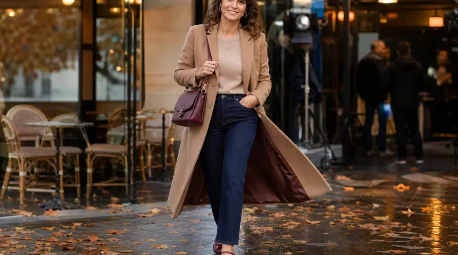 Fini les sneakers blanches : Faustine Bollaert adopte ce modèle de chaussures singulier et élégant qui s’annonce comme la star de l’automne