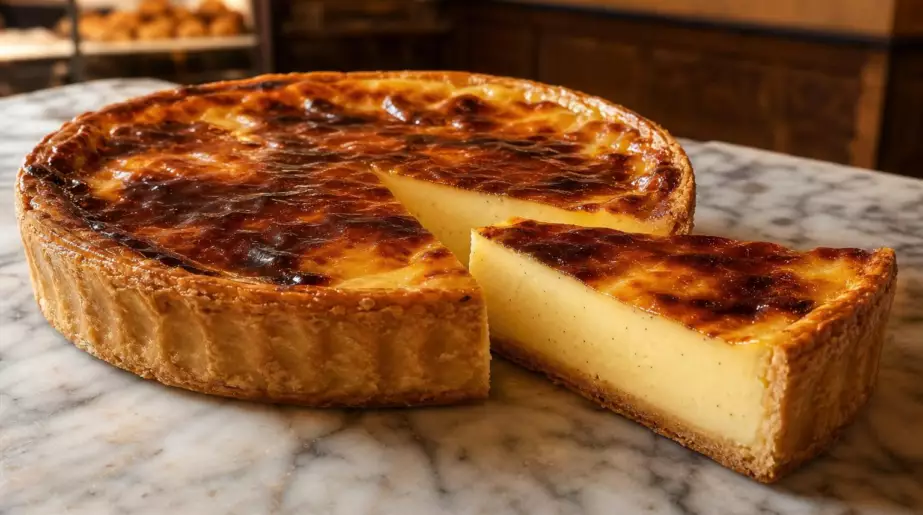 Flan pâtissier de boulangerie : la recette à la texture ferme et fondante qui ne détrempe pas la pâte