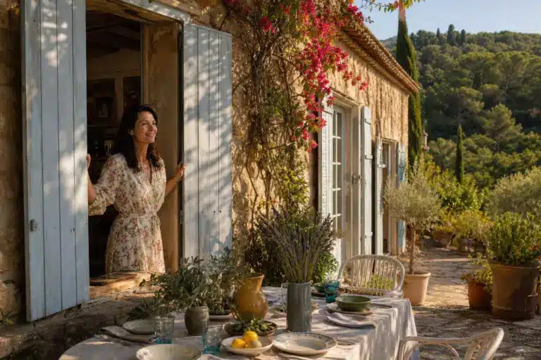 Gwendoline Hamon ouvre les portes de sa maison de famille à Opio : le village de l’arrière-pays cannois où elle a passé une partie de son enfance
