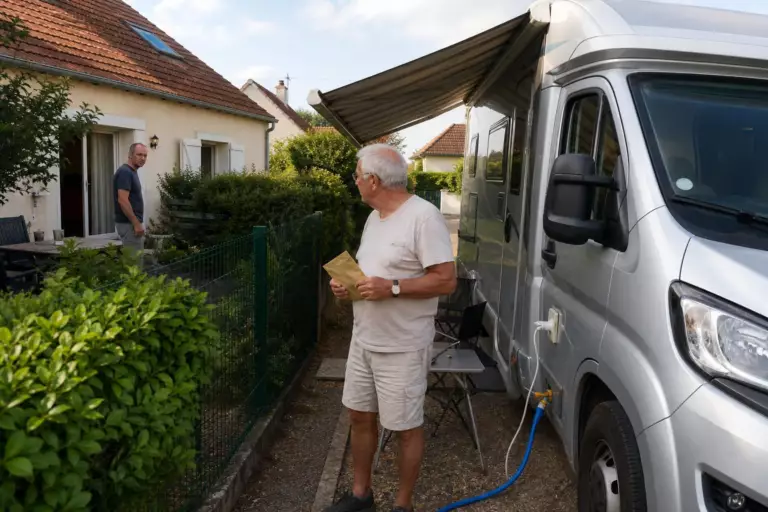 Il branche son camping-car à l’eau et à l’électricité derrière son portail : voici pourquoi la loi ne lui donne pas raison