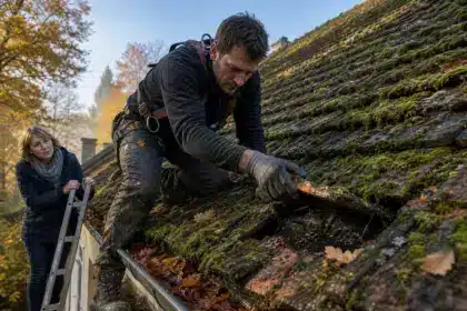 Il grattait la mousse de son toit chaque mi-octobre depuis six ans : le geste d’un couvreur sur une tuile lui a tout fait comprendre