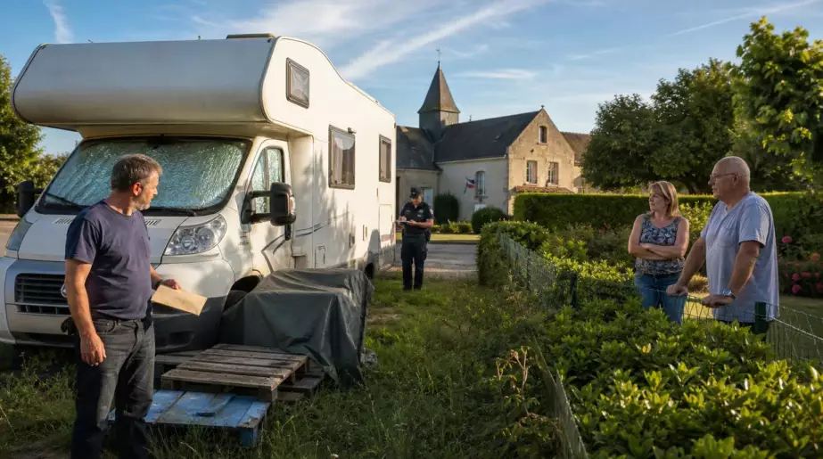 Il laisse son camping-car sur sa parcelle pendant plusieurs mois : la mairie réclame des explications après des plaintes