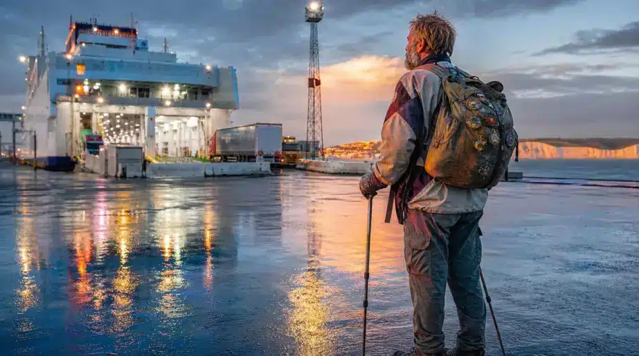 Il marche autour du monde depuis 28 ans et se retrouve bloqué à Calais : voici la solution qu’il a trouvée pour finir son périple