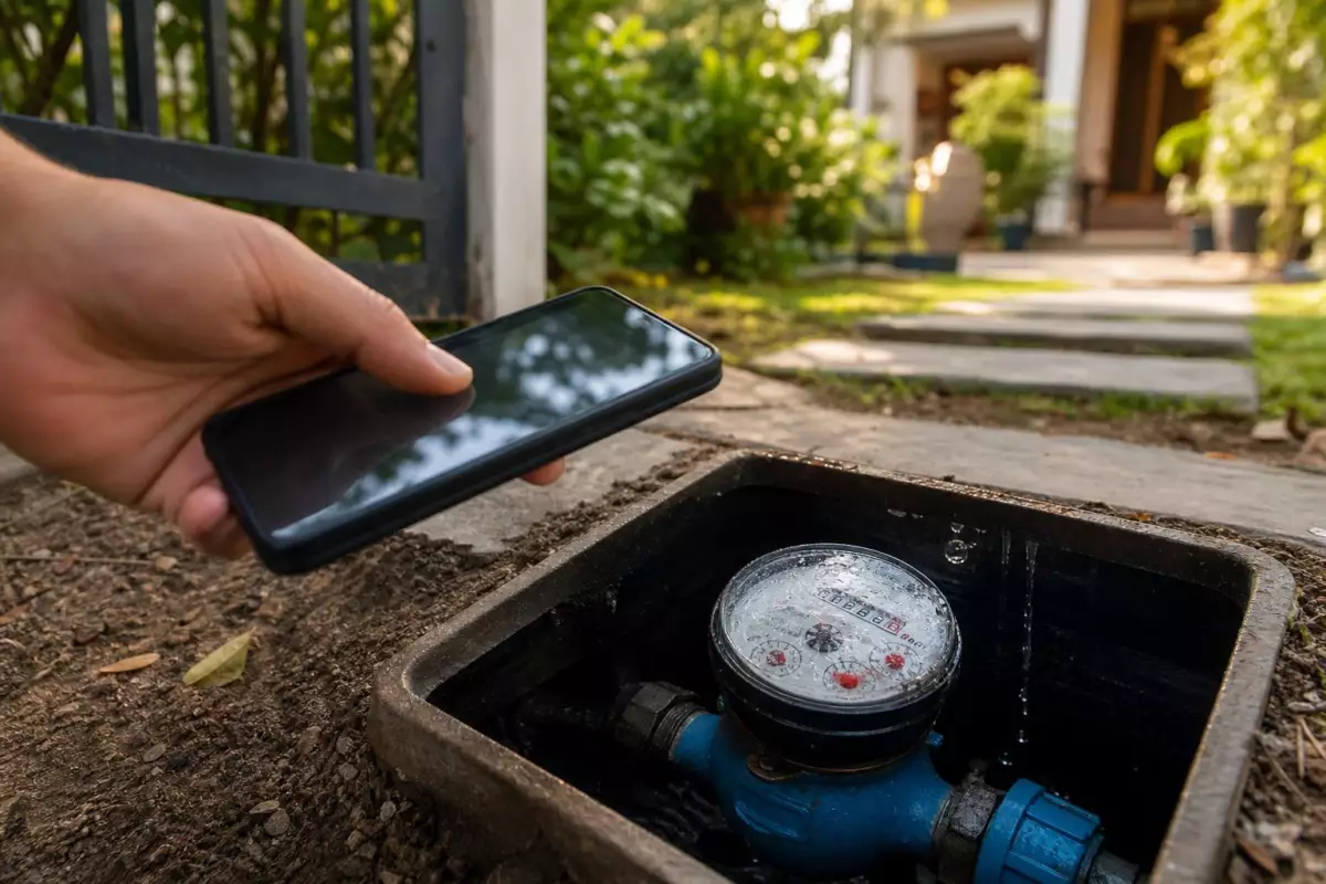 Il photographie son compteur d’eau chaque 1er du mois : au bout d’un an, une fuite invisible est apparue dans les chiffres