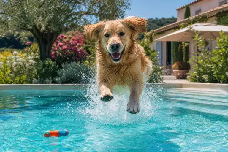 Ils sautent dans la piscine comme de vrais vacanciers : 15 photos de chiens qui vivent leur meilleur été