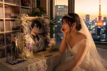 Installée au Japon, elle a épousé un personnage de manga : « Les gens devraient être un peu plus ouverts »