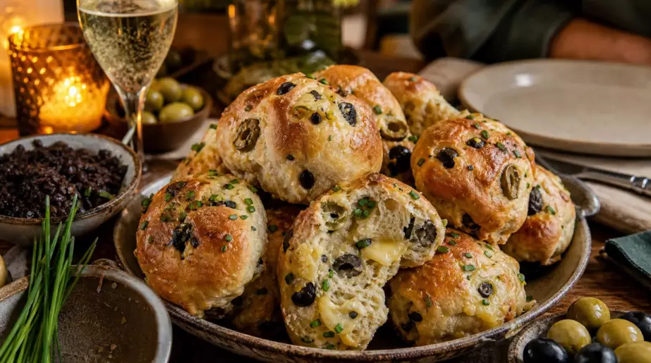 « Je les prépare dès que je reçois pour l’apéritif » : mes petits pains bien moelleux olives, fromage et ciboulette