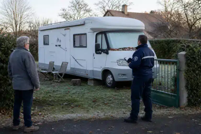 Jérôme gare son camping-car sur son terrain pendant huit mois : au premier gel, un agent municipal sonne au portail