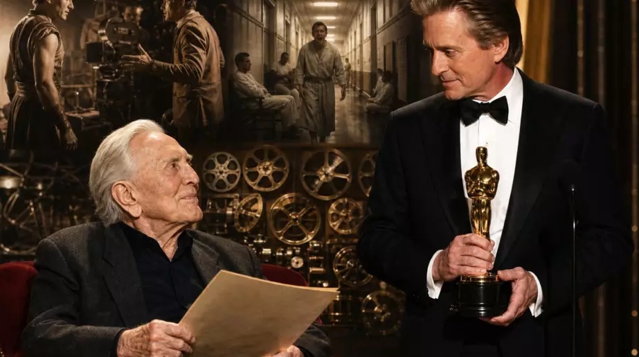 Kirk Douglas a vécu jusqu’à 103 ans et tourné 92 films, mais c’est son fils qui a transformé un projet qu’on lui avait refusé en razzia aux Oscars