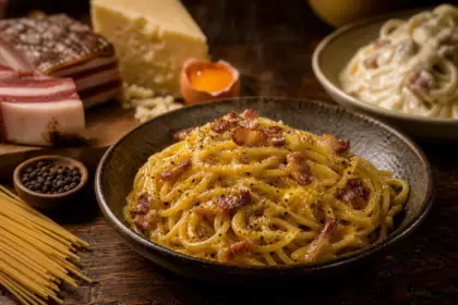 La carbonara à la crème fait bondir les Italiens : la recette originale tient en 4 ingrédients