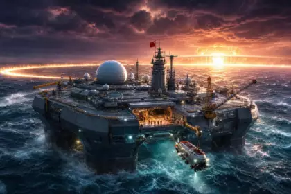La Chine construit une installation flottante de 80 000 tonnes capable de résister à des explosions nucléaires
