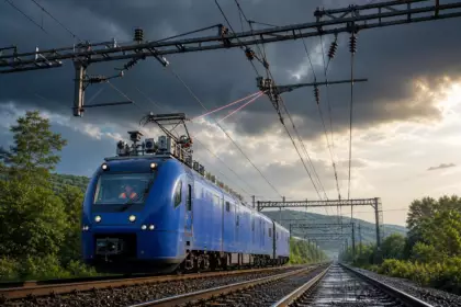 La France possède un train unique au monde, conçu pour régler une panne à l’origine de 10% des retards sur les lignes de l’Hexagone : les caténaires