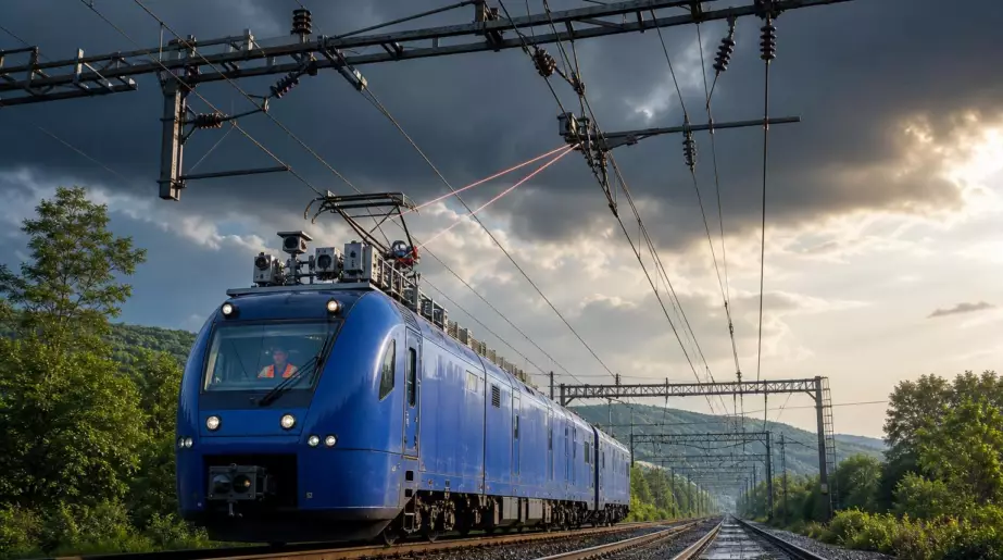 La France possède un train unique au monde, conçu pour régler une panne à l’origine de 10% des retards sur les lignes de l’Hexagone : les caténaires