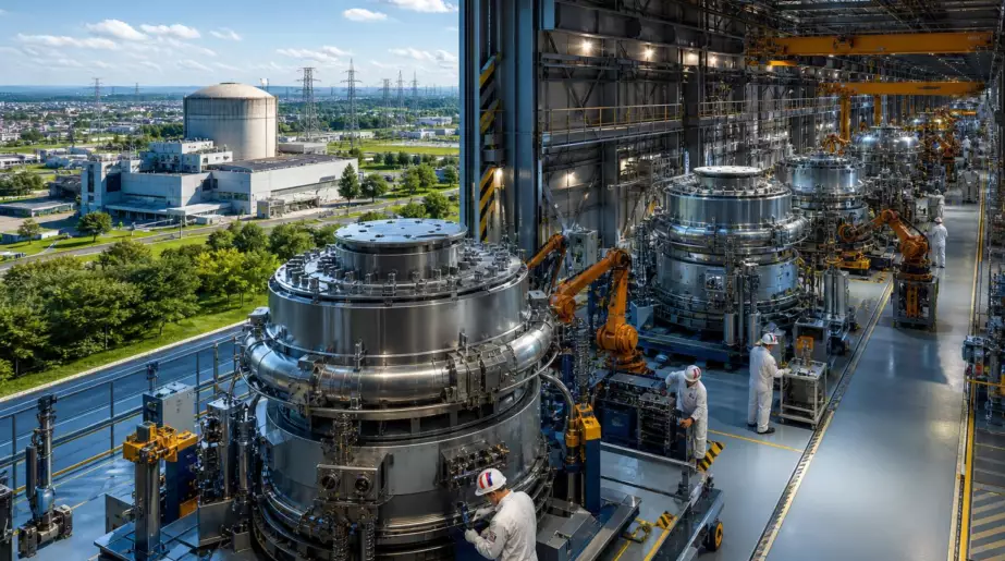 La France veut devenir l’un des leaders mondiaux des petits réacteurs nucléaires avec une technologie conçue pour être fabriquée en série