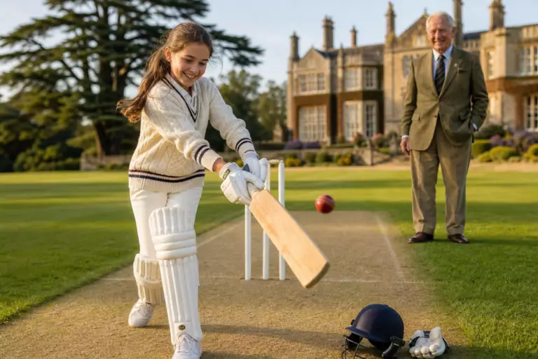 La jeune Charlotte se découvre une passion pour le cricket : Charles III lui réserve une attention toute particulière sur ses terres