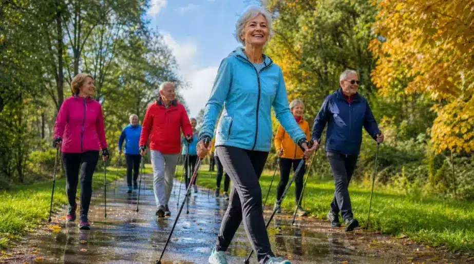 La marche nordique séduit des milliers de retraités : ce qu’elle apporte de plus que la marche classique