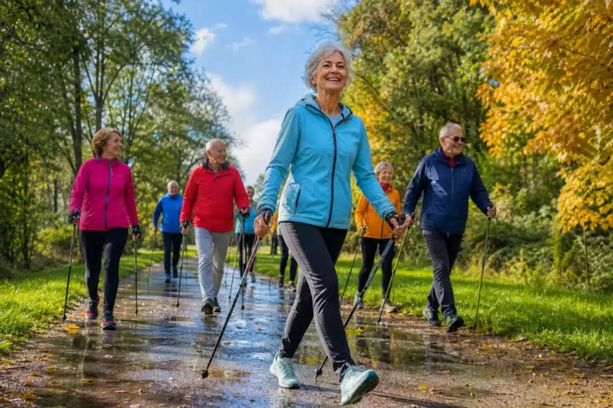 La marche nordique séduit des milliers de retraités : ce qu’elle apporte de plus que la marche classique