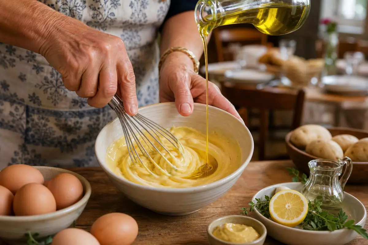 La mayonnaise qui ne rate jamais : le détail de température que les grands-mères connaissaient