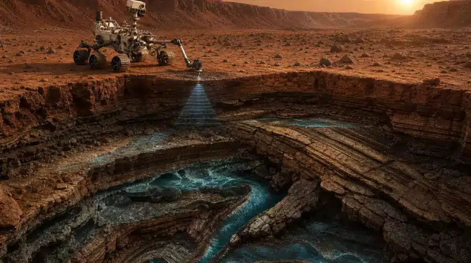 La NASA découvre un réseau de rivières souterraines sur Mars qui relance la question d’une vie passée