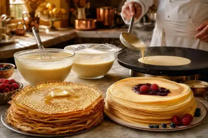 La pâte à crêpes doit-elle vraiment reposer ? Un chef pâtissier a fait le test, avec et sans