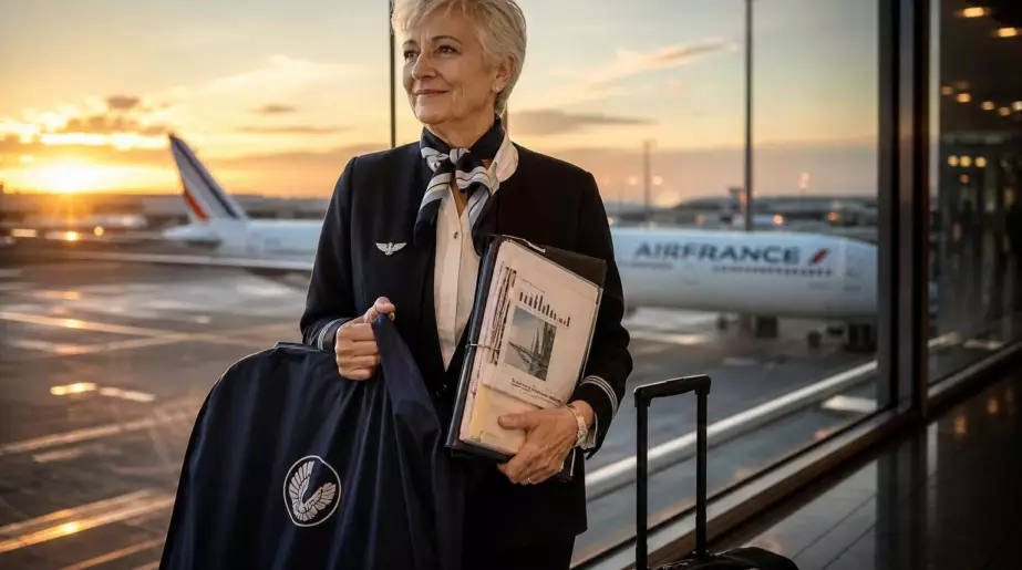 Laurence, 62 ans, hôtesse de l’air pendant 32 ans chez Air France : elle part à la retraite et révèle le montant exact de sa pension, Retraite & Social