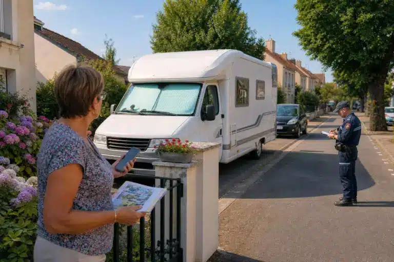Le camping-car du voisin n’a pas bougé depuis 3 semaines devant chez Martine, 61 ans : la mairie lui explique ce qu’elle peut faire, et surtout ce qu’elle ne peut pas