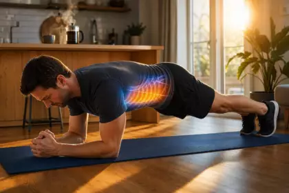 Le gainage chaque matin pendant un mois : ce qui change réellement au niveau du dos