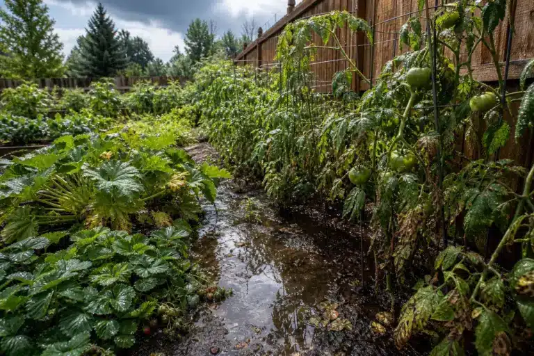 Le jardin était facile à entretenir, une simple clôture a tout changé : pourquoi cet aménagement censé protéger les plantations peut favoriser certains problèmes après les pluies
