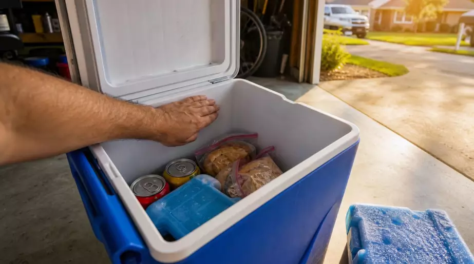 Le jour où j’ai touché la mousse à l’intérieur, j’ai compris où partaient mes premiers pains de glace : je chargeais ma glacière directement en la sortant du garage