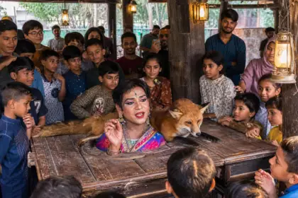 Le métier le plus étrange du monde ? Dans un zoo pakistanais, un homme incarne 12 heures par jour une créature mi-femme mi-renard