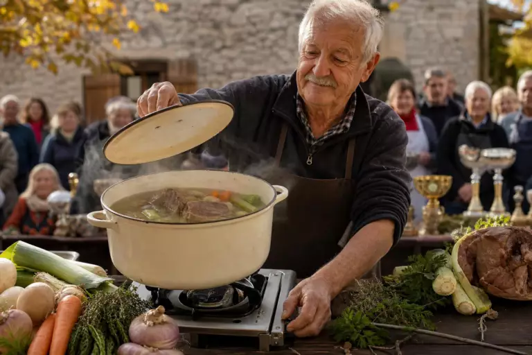 Le pot-au-feu de Robert, 76 ans, remporte le concours du village depuis 12 ans : il ne laisse jamais l’eau bouillir