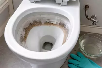 Le tartre des toilettes au niveau de l’eau : la technique sans frotter d’un plombier