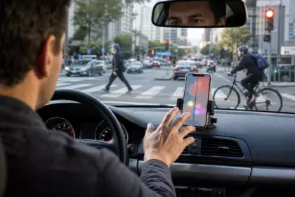 Le téléphone sur son support pendant la conduite : la règle ne concerne pas que les appels, et beaucoup l’ignorent