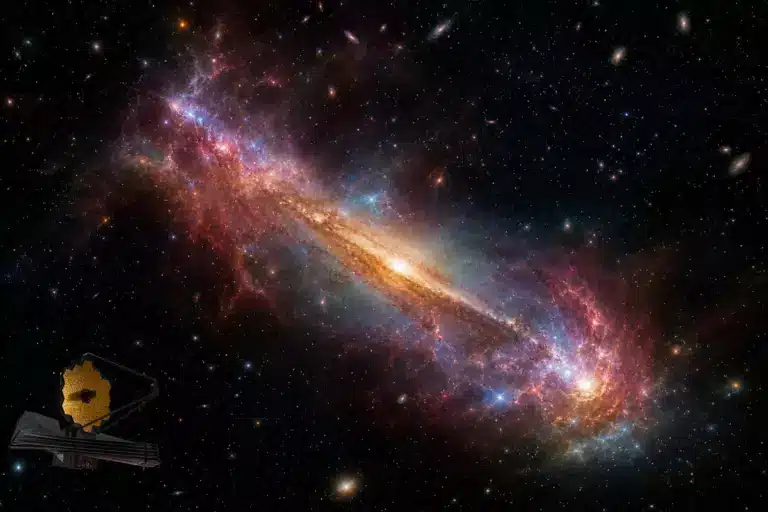 Le télescope James Webb a encore trouvé ce qui ne devrait pas exister : une barre d’étoiles dans une galaxie bien trop jeune