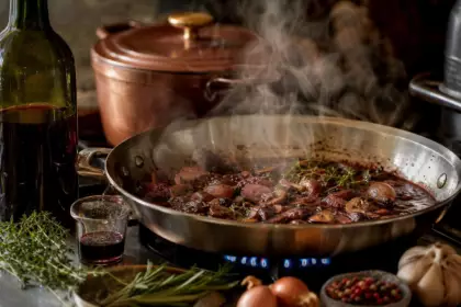 Le vin dans une sauce : ce qui arrive vraiment à l’alcool pendant la cuisson