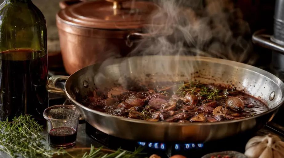 Le vin dans une sauce : ce qui arrive vraiment à l’alcool pendant la cuisson