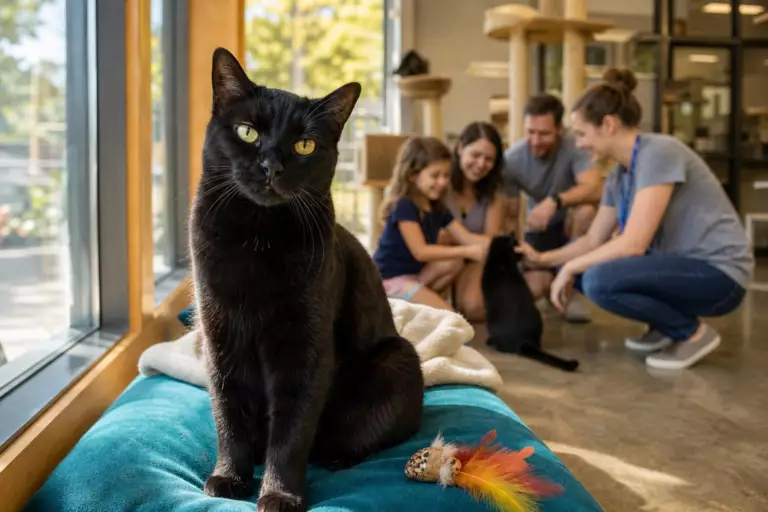 Les chats noirs restent plus longtemps dans les refuges : ce que les bénévoles ont mis en place pour inverser la tendance