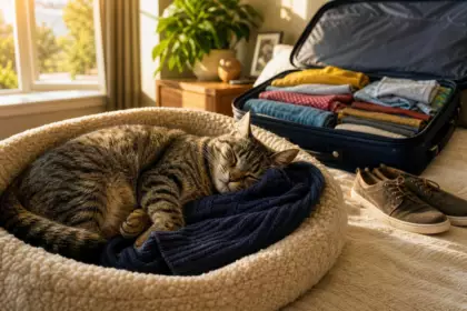 Les propriétaires de chats qui font ce geste avant de partir en vacances réduisent nettement le stress de leur animal, selon les vétérinaires
