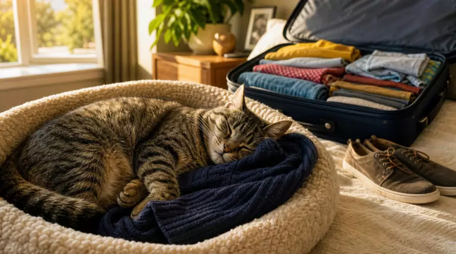 Les propriétaires de chats qui font ce geste avant de partir en vacances réduisent nettement le stress de leur animal, selon les vétérinaires