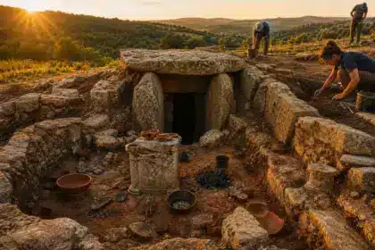 Les Romains avaient transformé une tombe vieille de 4 000 ans en complexe religieux : les fouilles révèlent une étrange réutilisation d’un monument de l’âge du Bronze