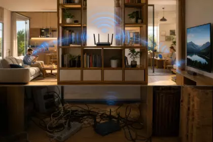 Les techniciens sont unanimes : votre Wi-Fi est bien meilleur si vous remplacez la box posée au sol par une box en hauteur et dégagée