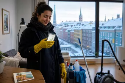 Lucía, femme de ménage à Oslo : « En deux heures de travail, je gagne ce que je touchais en une journée entière en Espagne »