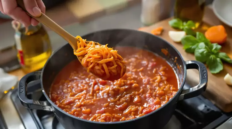 Ma sauce tomate était toujours trop acide : j’ai réglé le problème avec un seul légume, sans sucre